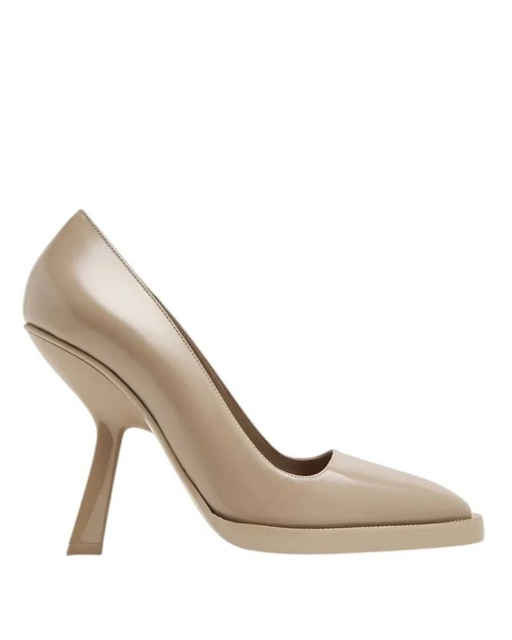 Ferragamo Metallic Anser X5 Leather Pumps