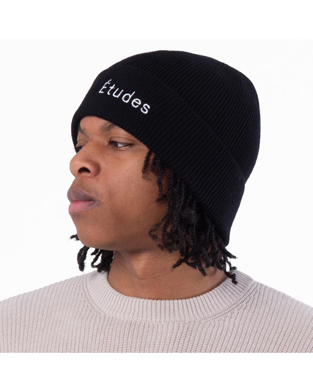 Etudes Studio Blue Wool-Blend Logo Beanie for men