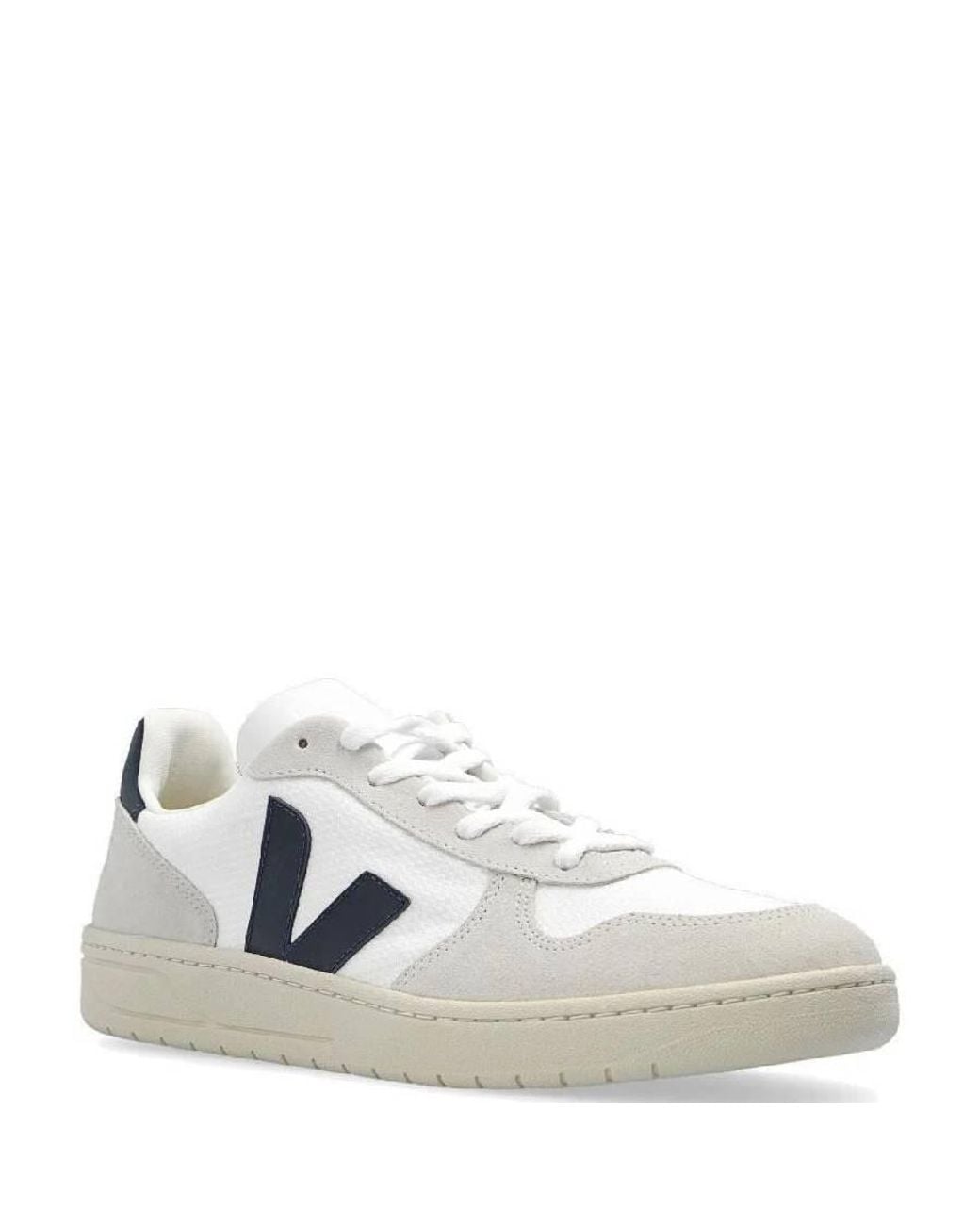 Veja White Nautico V-10 B-Mesh Sneakers for men