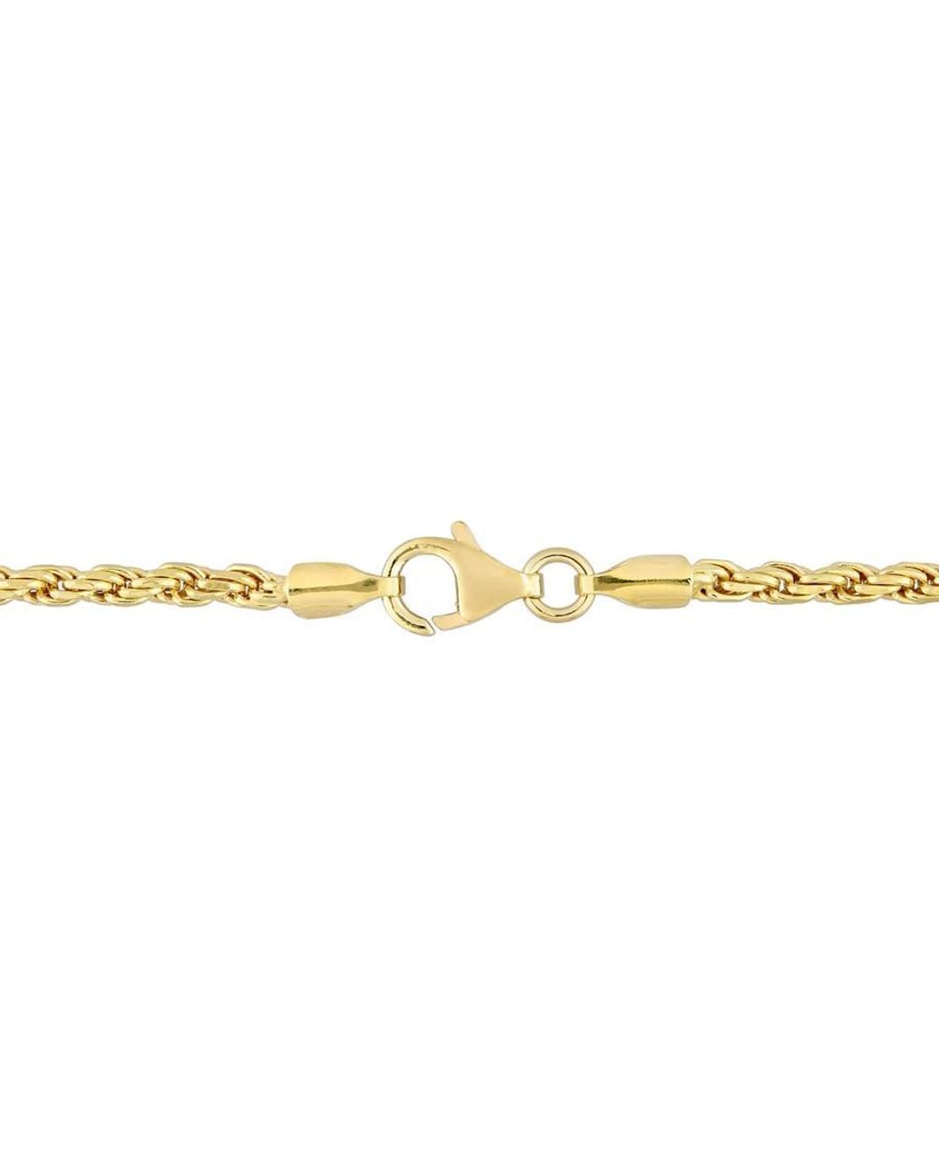 Amour Metallic 2.2Mm Rope Chain Bracelet for men
