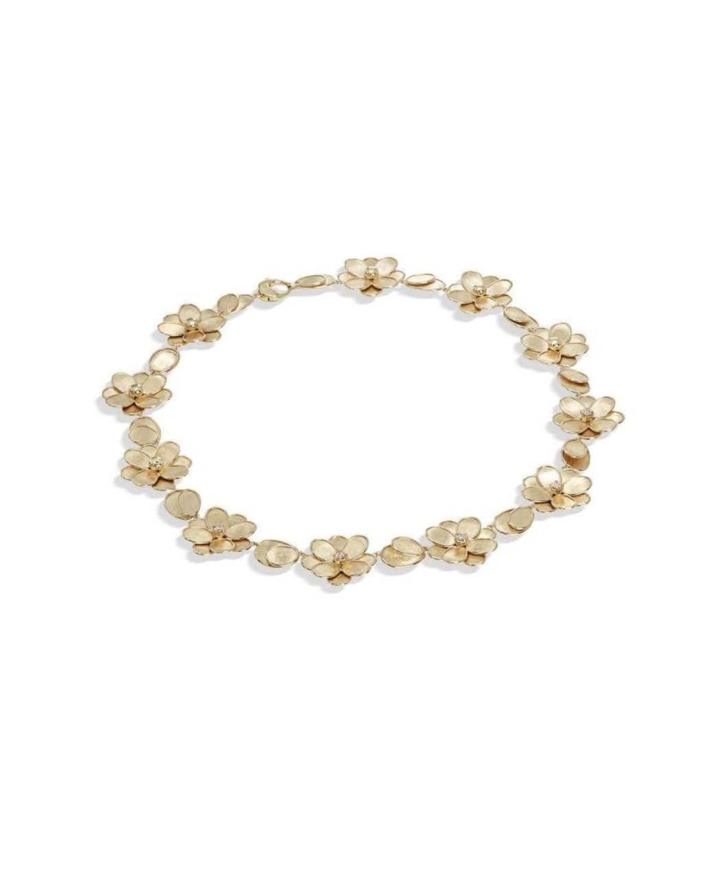 Marco Bicego Metallic Petali Collection 18K And Diamond Flower Collar for men