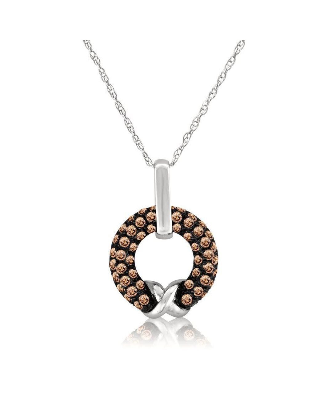 Le Vian Metallic Ladies Chocolate Diamond Necklaces Set for men
