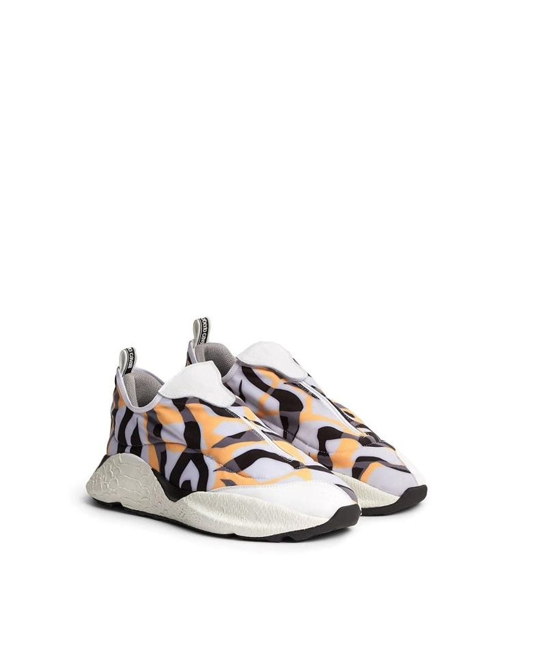 Roberto Cavalli White Tiger Twiga Print V1Per Sneakers, Brand Size 41 Us for men