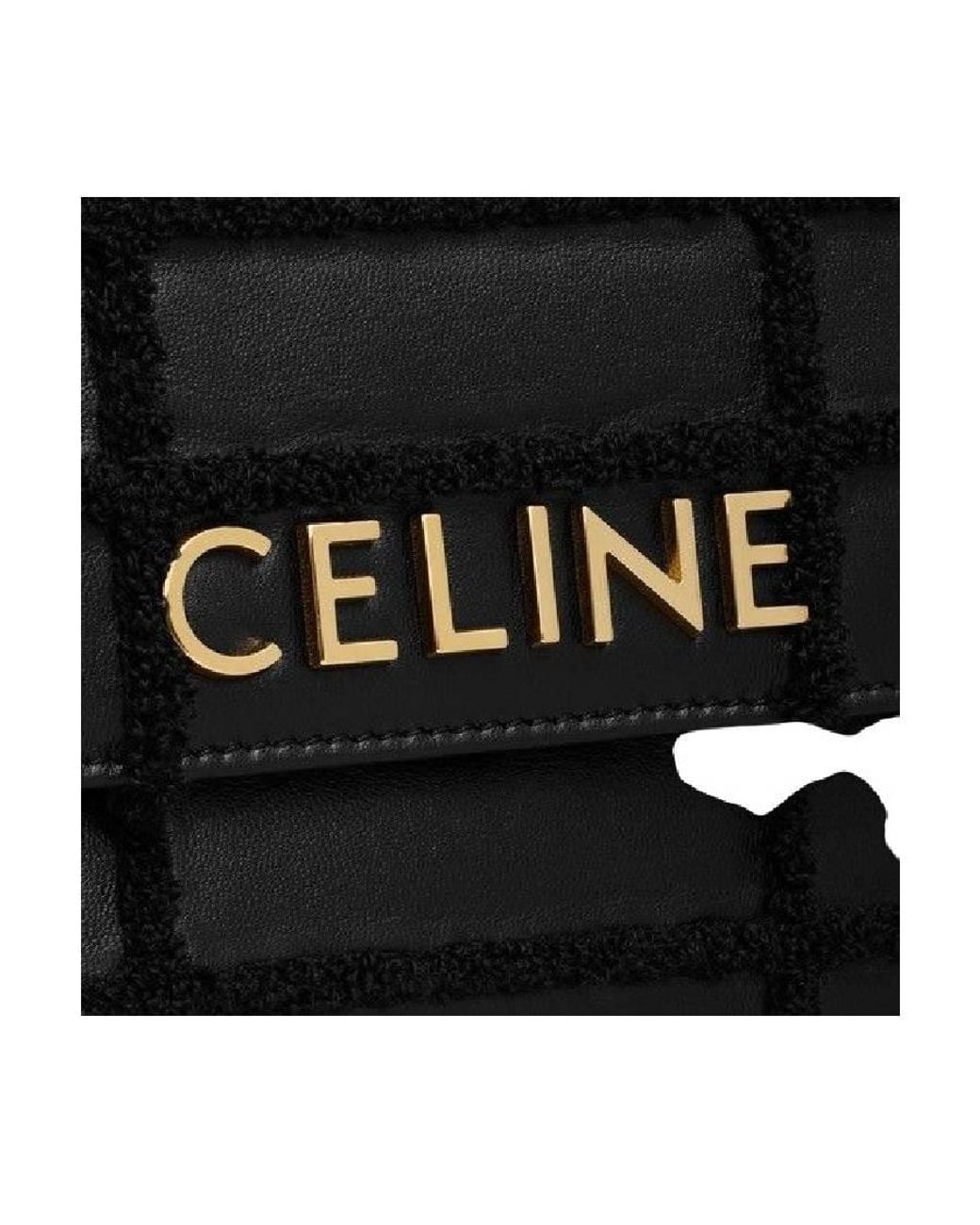Céline Black Chain Shoulder Bag