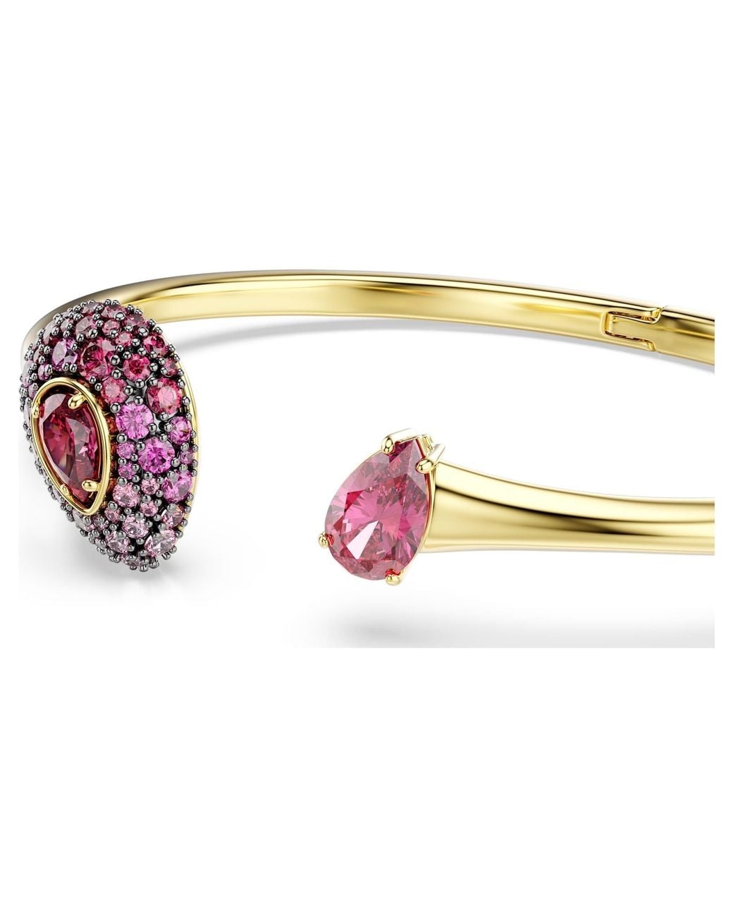 Swarovski Metallic Sublima Pear Cut 18K Finish Bangle for men
