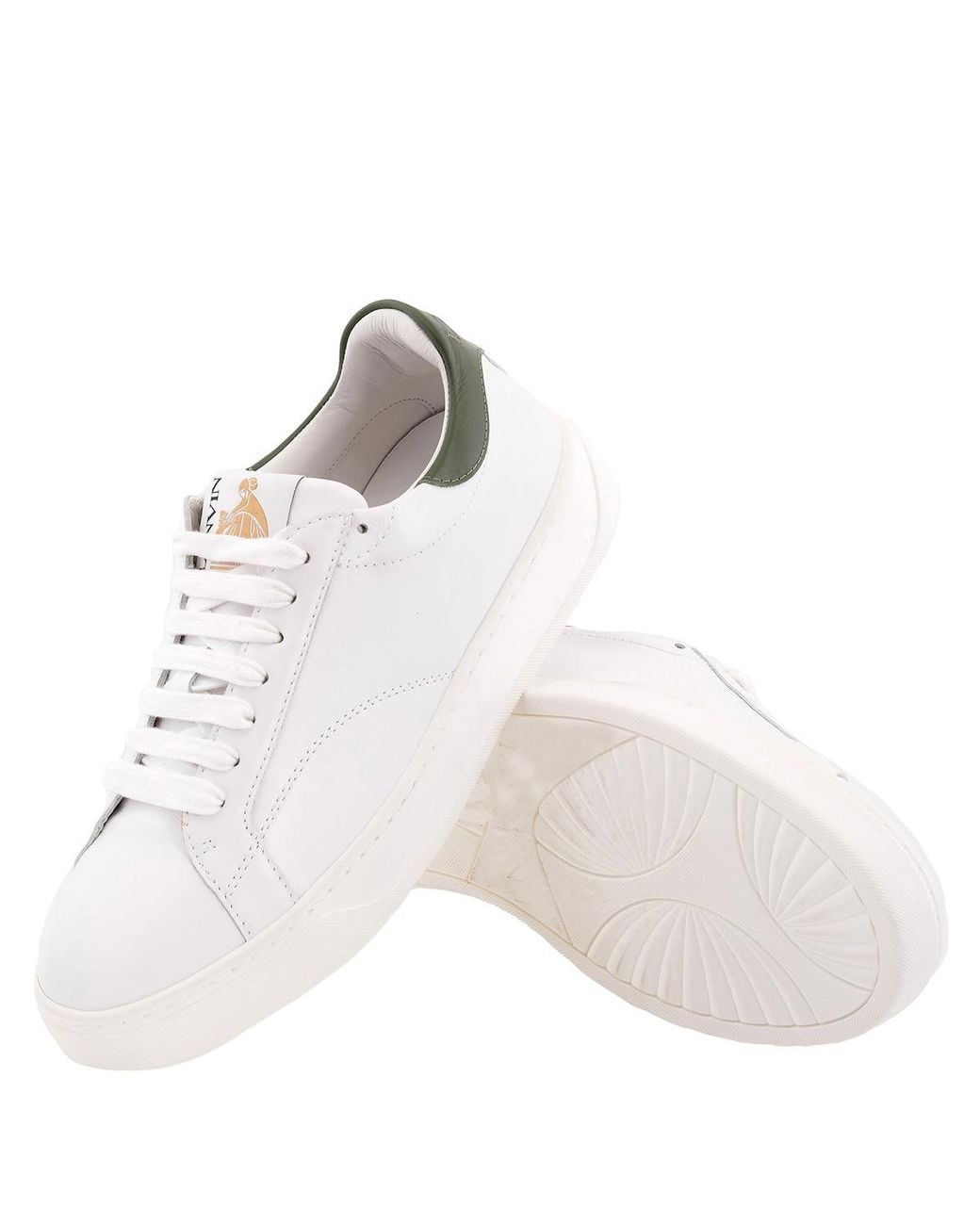Lanvin White Dbb0 Low Top Sneakers, Brand Size 39 Us for men