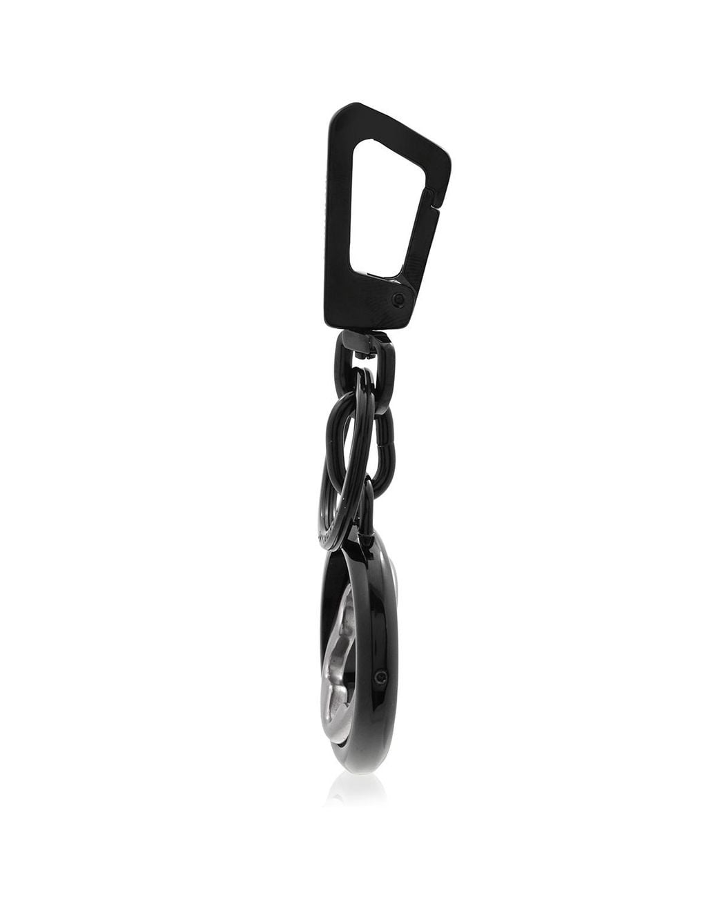 Montblanc Black Emblem Detailed Spinning Keychain