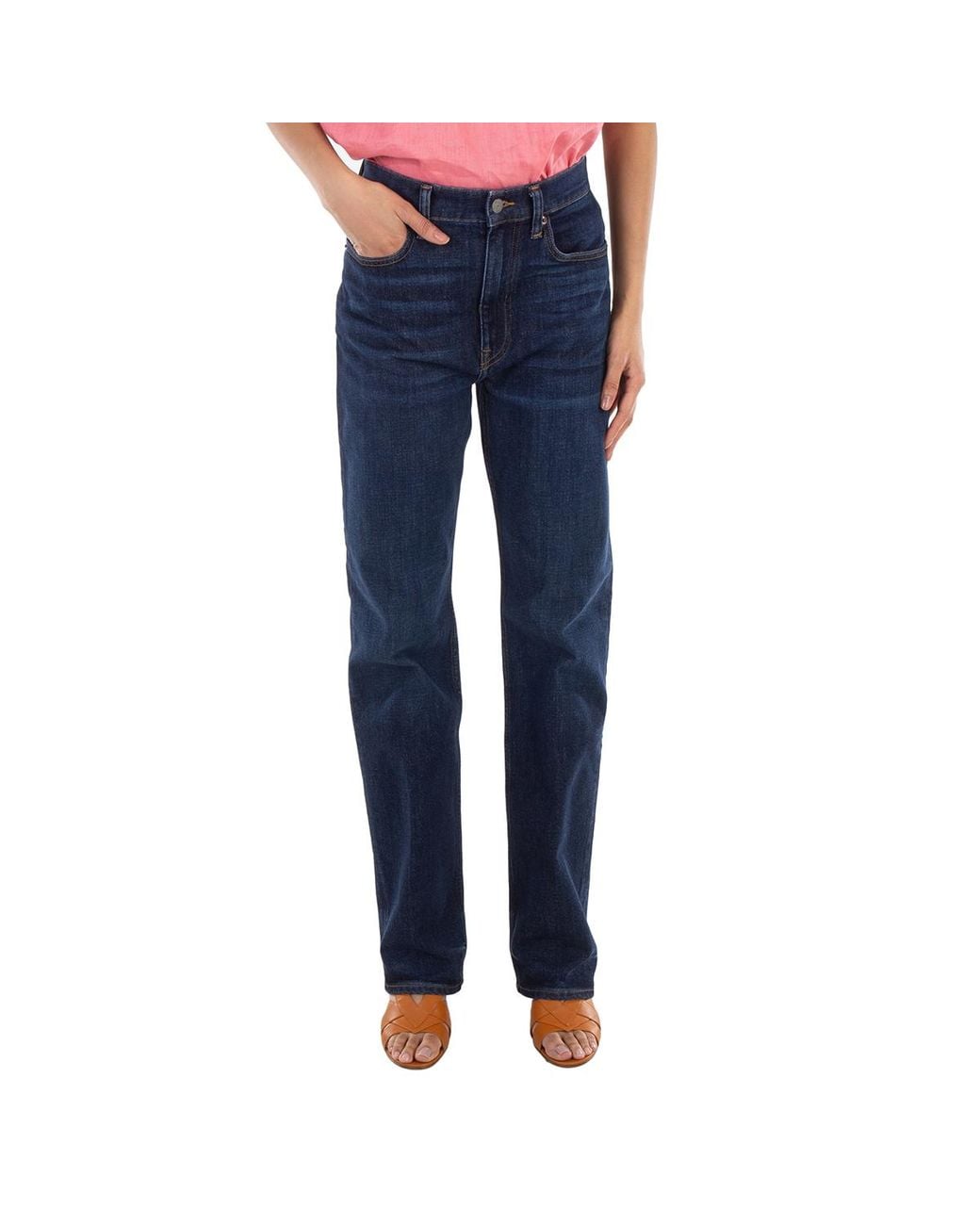 Polo Ralph Lauren Blue High-Waist Denim Jeans, Waist for men