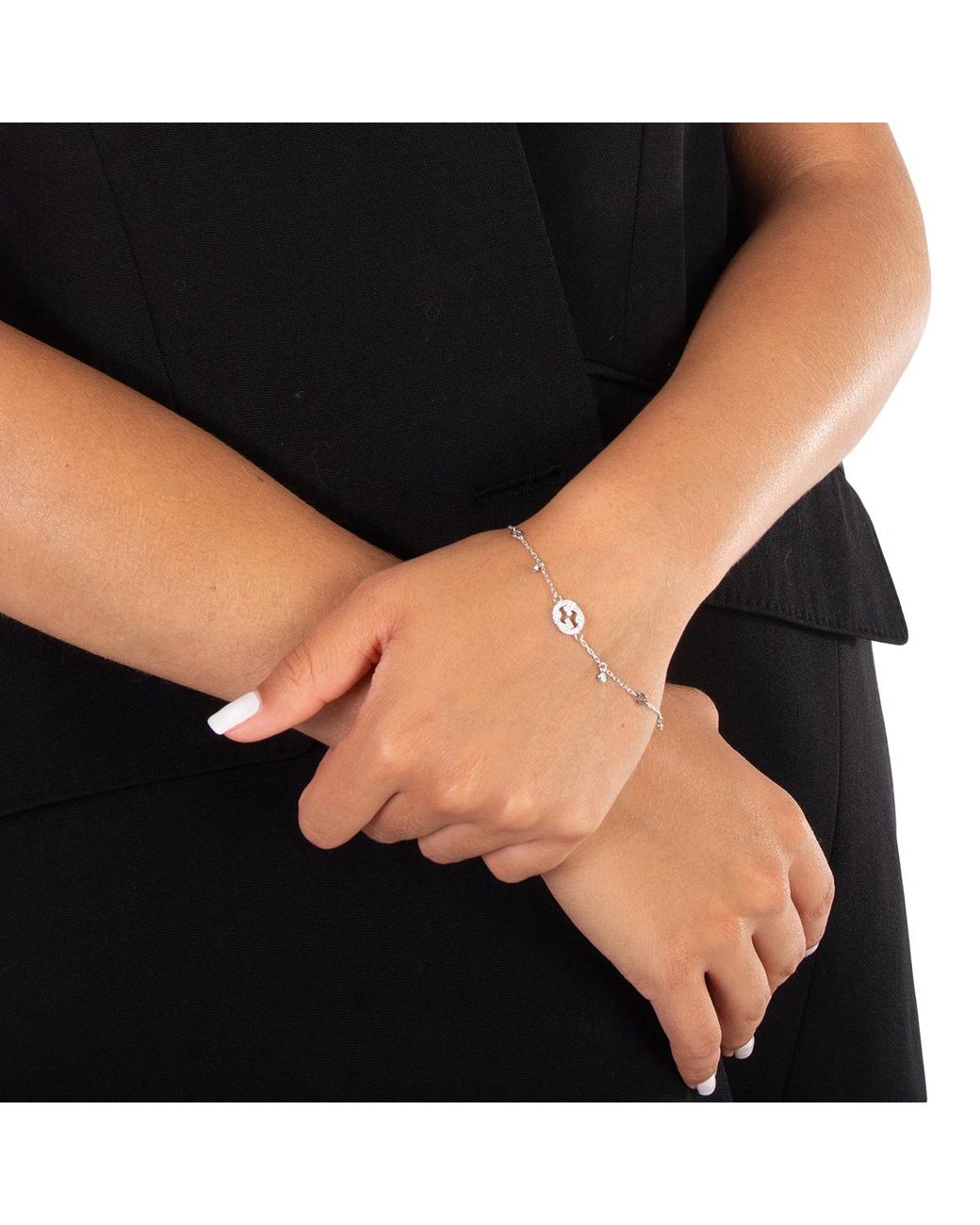 Gucci Metallic Interlocking G Diamond Bracelet for men