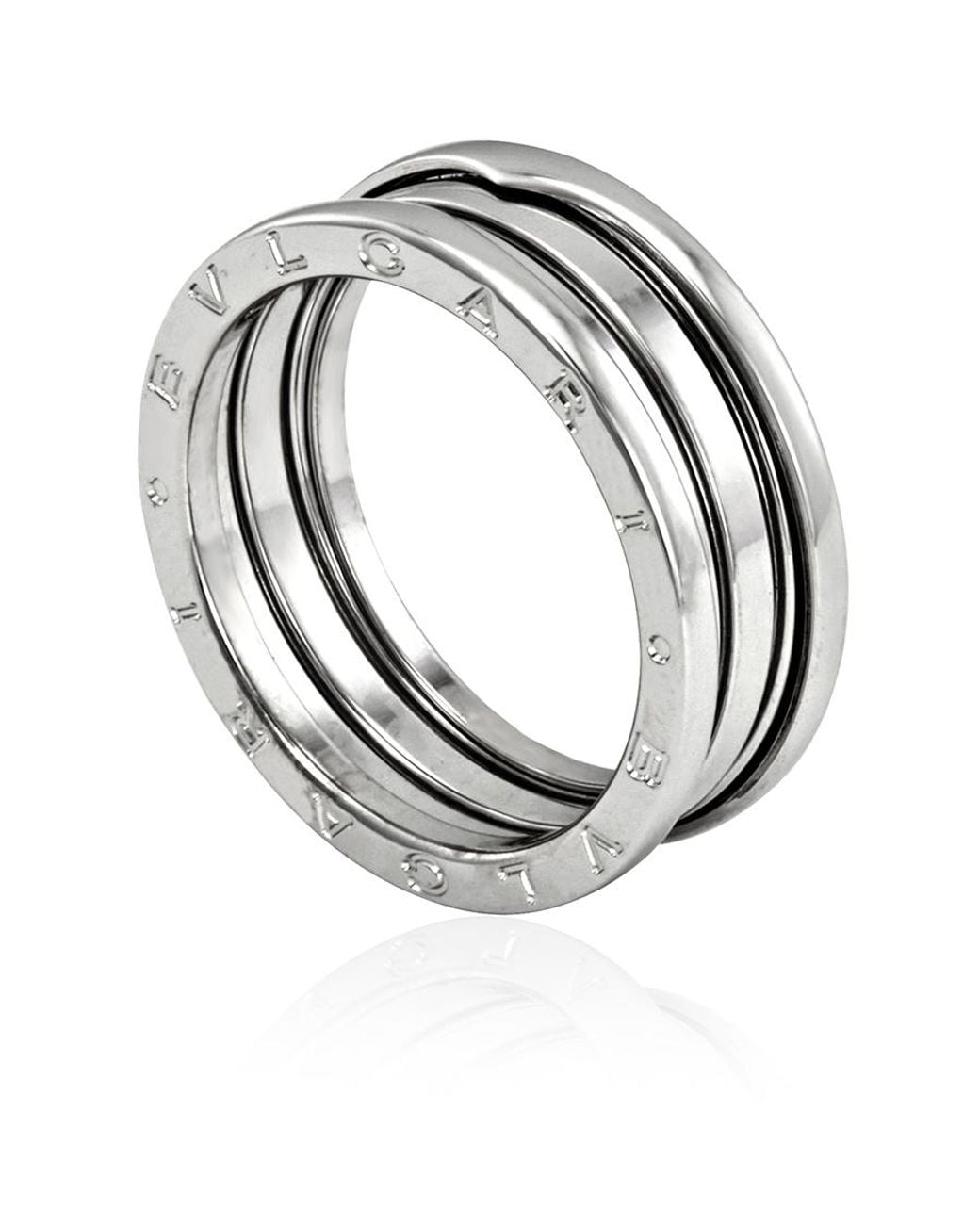BVLGARI Metallic B.Zero1 18K 3-Band Ring, Brand (Us Size 6)