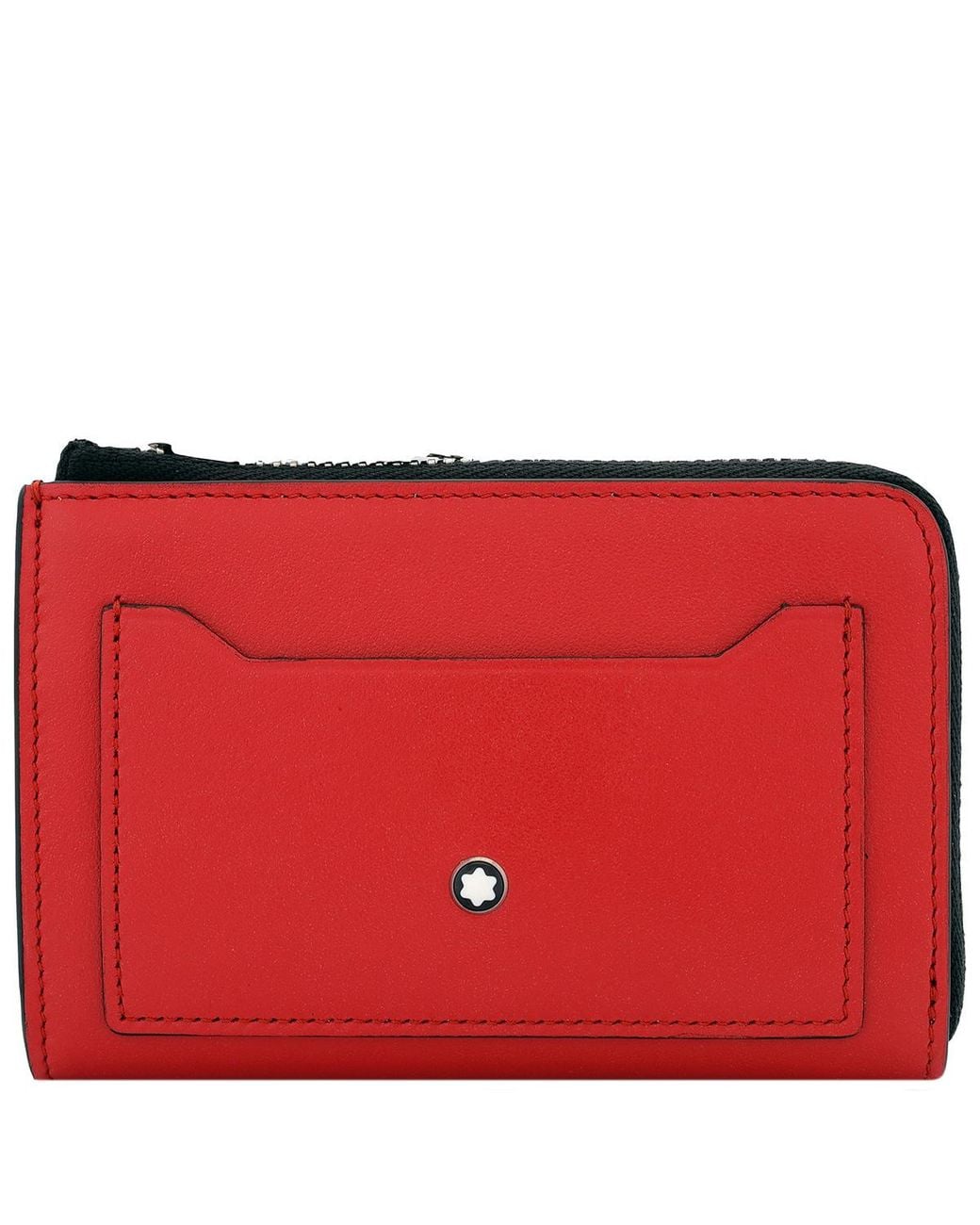 Montblanc Red Meisterstuck Key Pouch With 4Cc