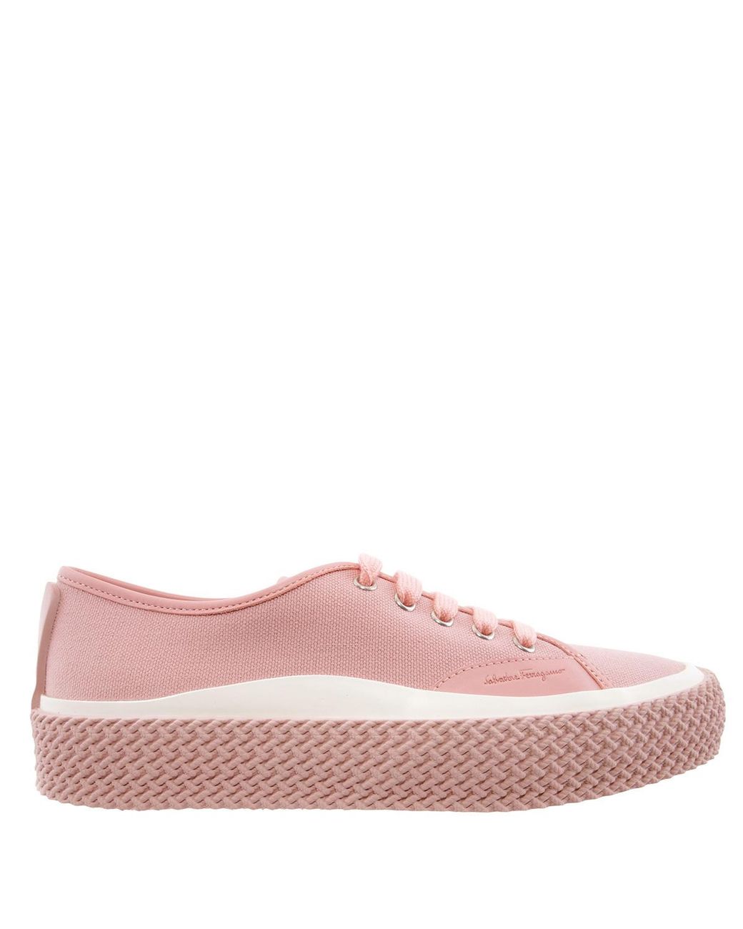 Ferragamo Pink Ferragamo Storm Contrast Sole Sneakers for men