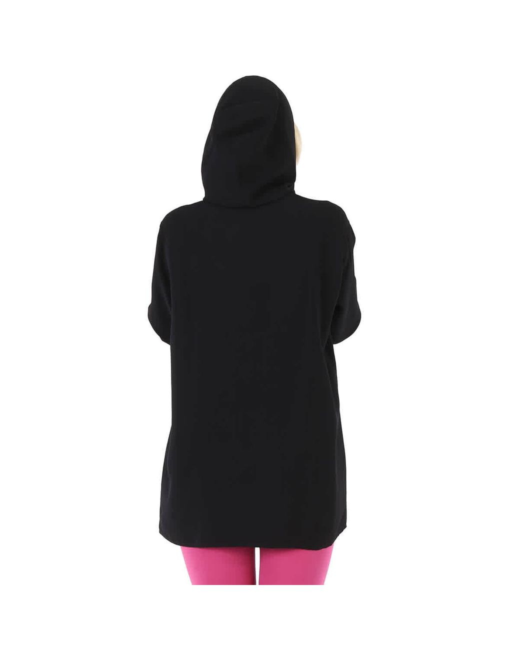 Hooded top discount with a motif