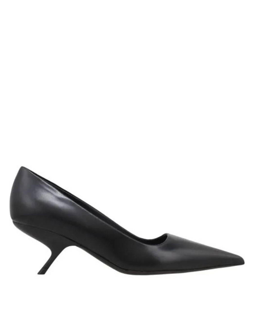 Ferragamo Black Eva 55 Leather Pumps