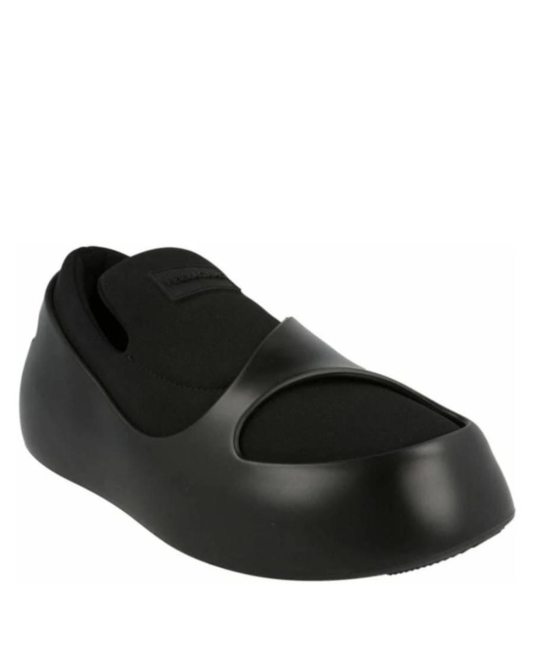 Ferragamo Black Lunar Hybrid Sneakers for men