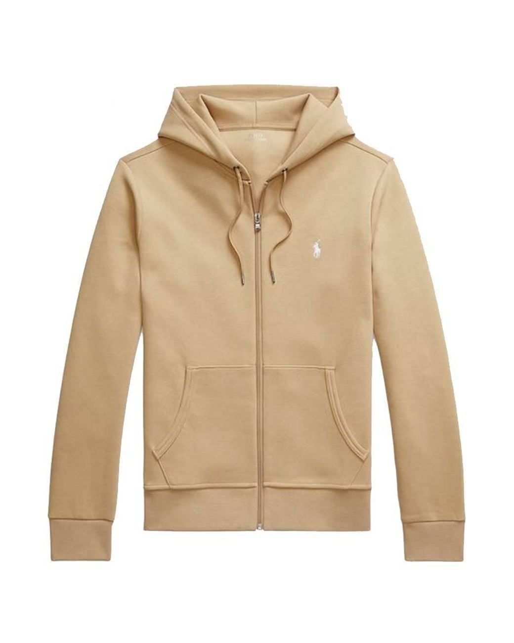 Polo Ralph Lauren Natural Double Knit Polo-Pony Hoodie for men