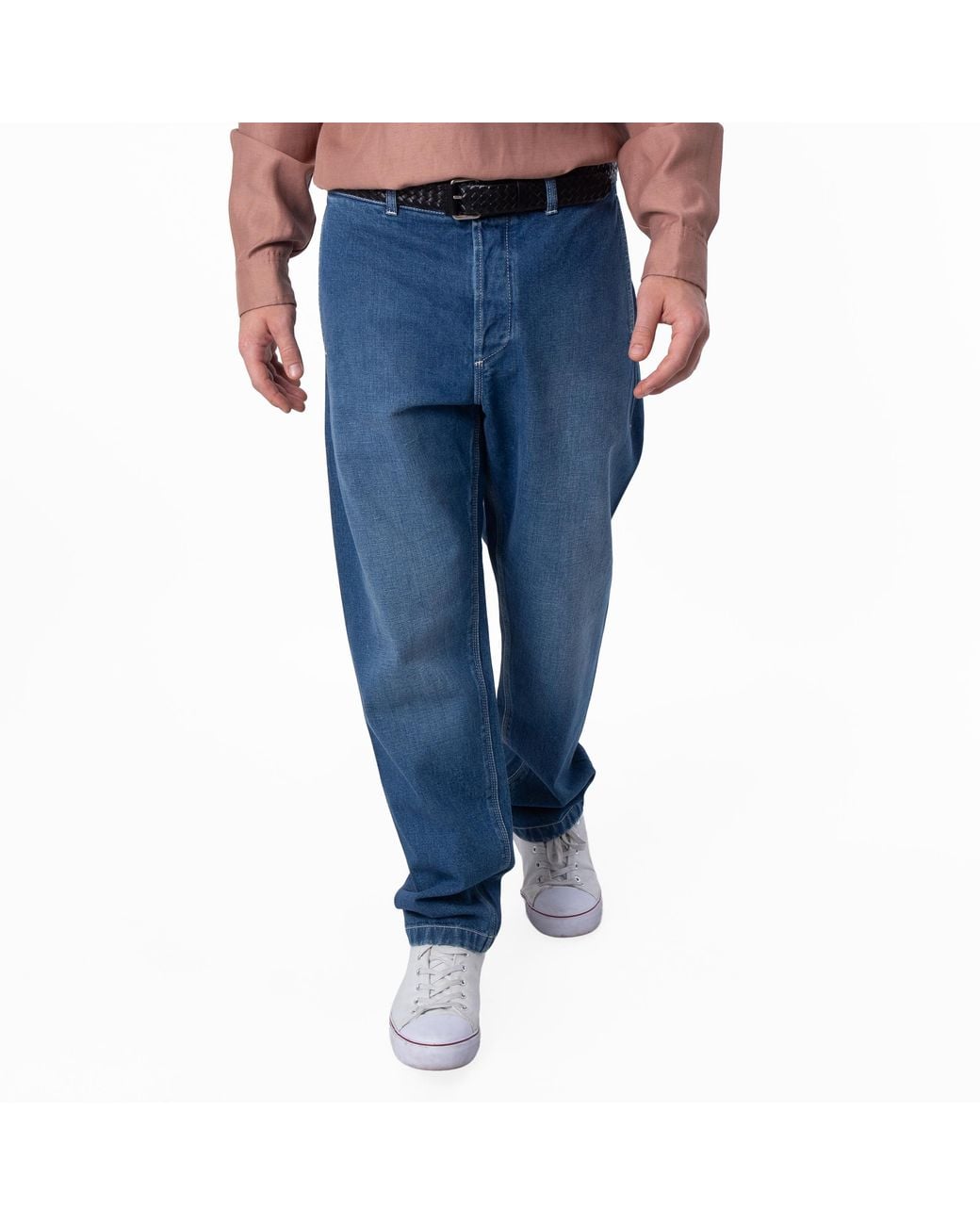 Bally Blue Relaxed Fit Denim Jeans, Brand Size 48 Waist for men