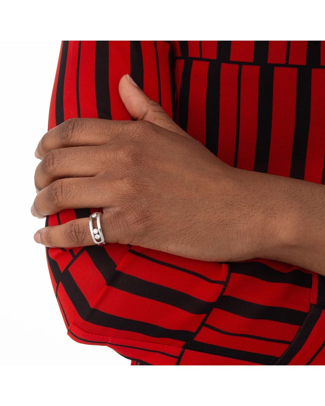 Messika Metallic Move 18K Diamond Ring for men