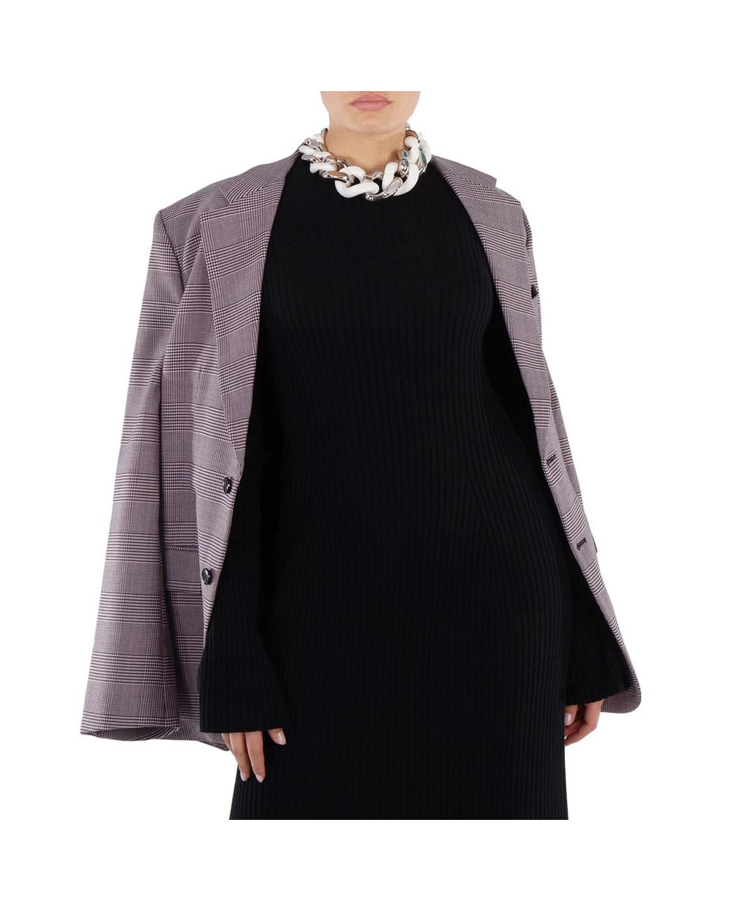 Vetements Black Check 3.0 Tailored Blazer Jacket