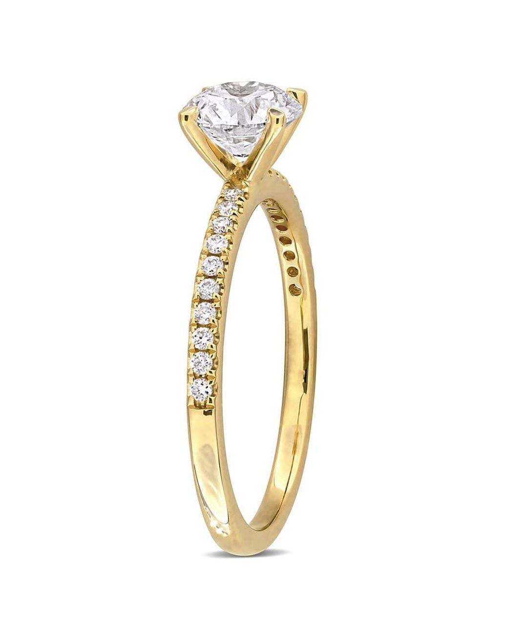 Created Forever Metallic 1 1/6Ct Tw Lab-Grown Diamond Solitaire Engagement Ring for men