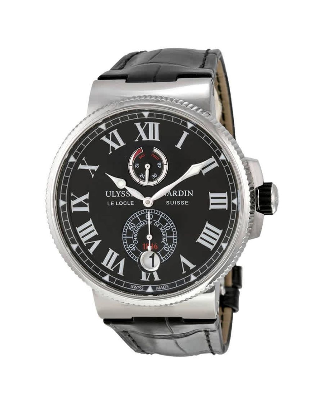 Ulysse Nardin Marine Chronometer Automatic Watch 1183 122 42 v2 in