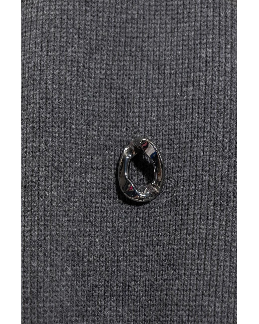 Burberry Gray Long Sleeve Crew Neck Sweater, Size Xx-Small (Youth for men