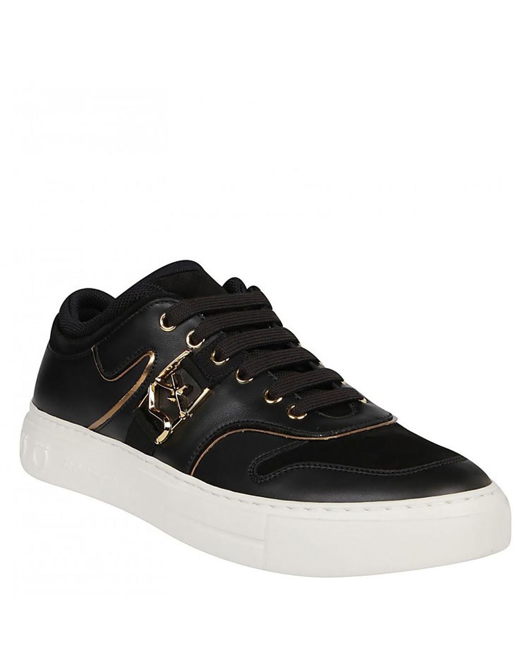 Ferragamo Black Sneakers, Us for men