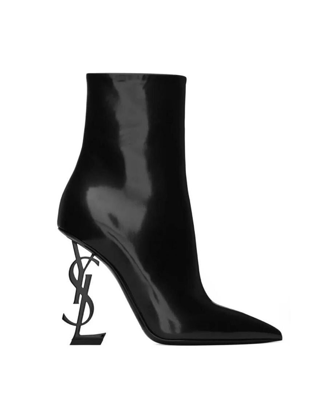 Saint Laurent Black Opyum Ankle Boots, Brand Size 39 Us