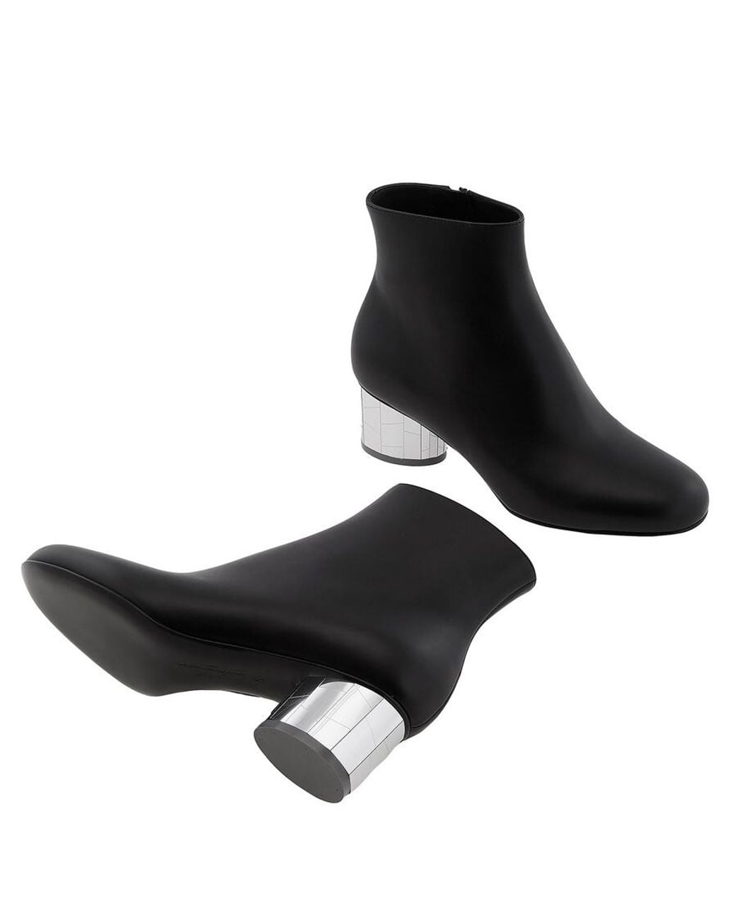 Ferragamo Black Florrie 55 Block Heel Ankle Boots