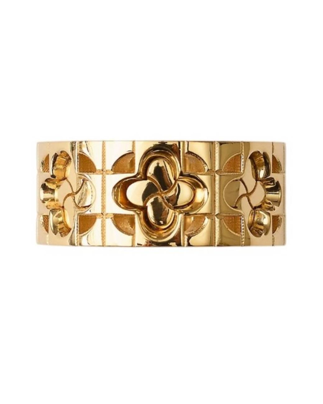 Burberry Metallic Plated Rose Monogram Ring for men