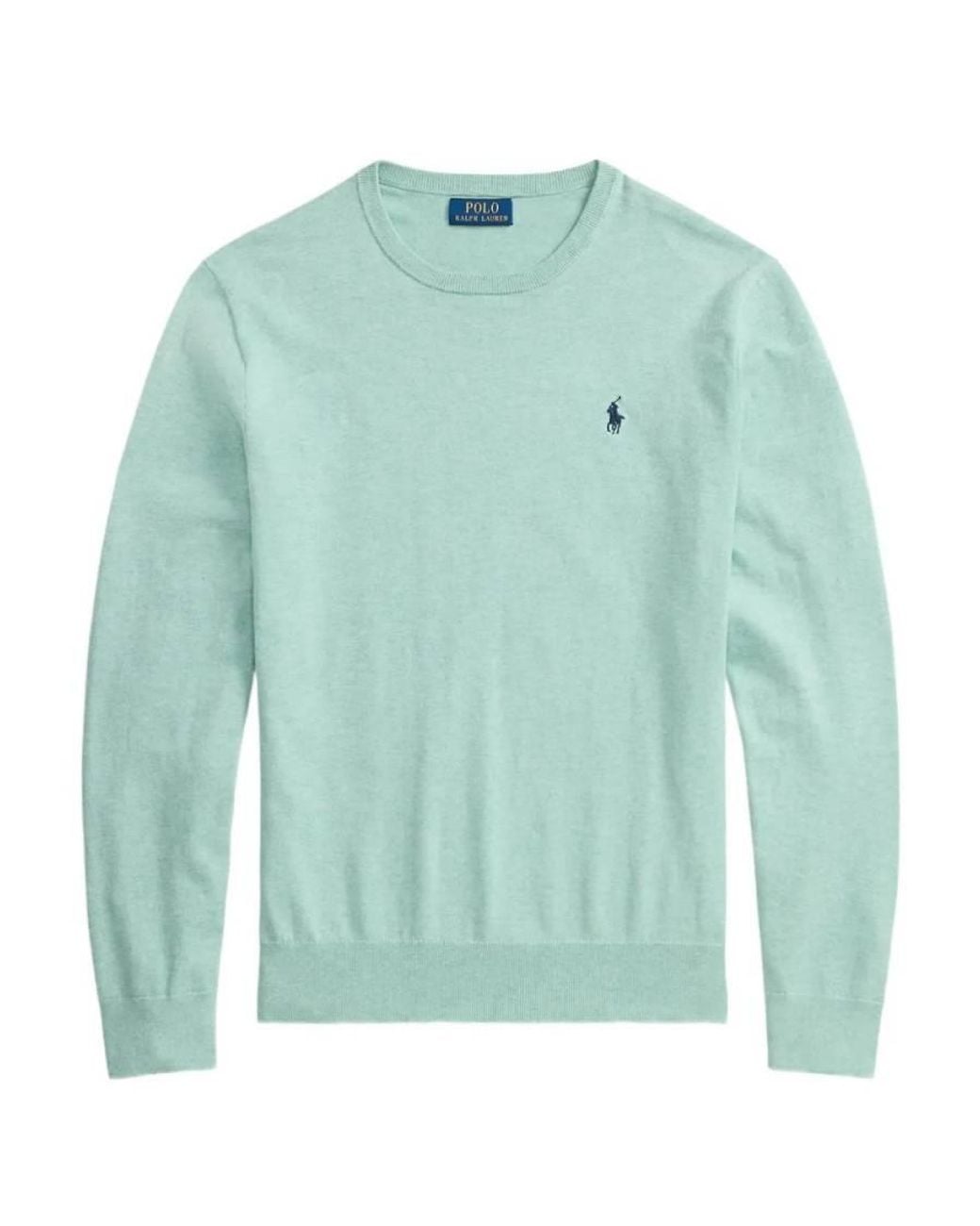 Polo Ralph Lauren Green Slim-Fit Textured Cotton Jumper for men