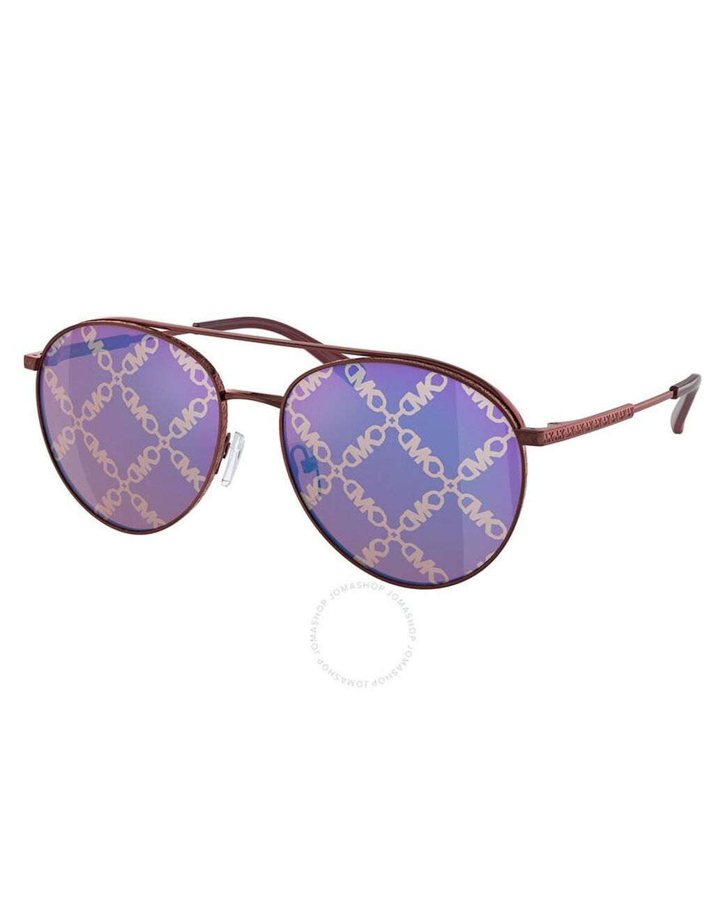 Michael kors blue mirrored aviator sunglasses deals
