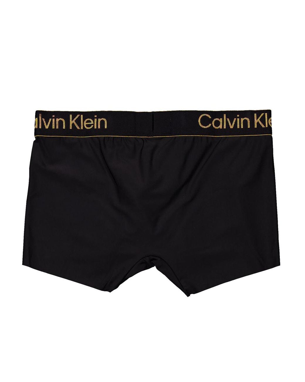 Calvin Klein Black Recycled Nylon Low Rise Trunks for men