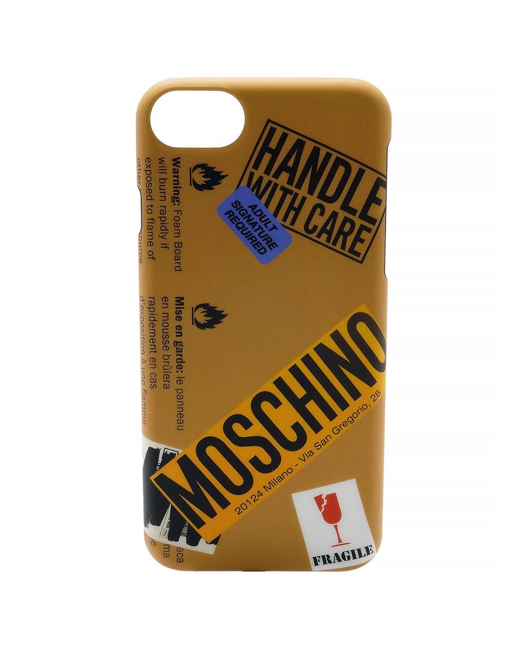 Moschino Metallic Logo Print Iphone 6/6S/7 Case