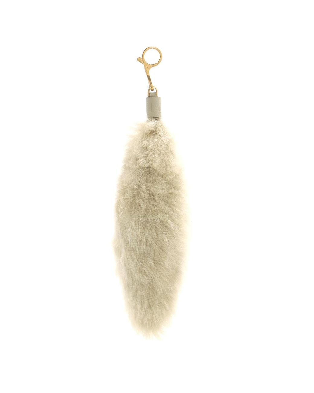 Burberry Metallic Shearling Charm