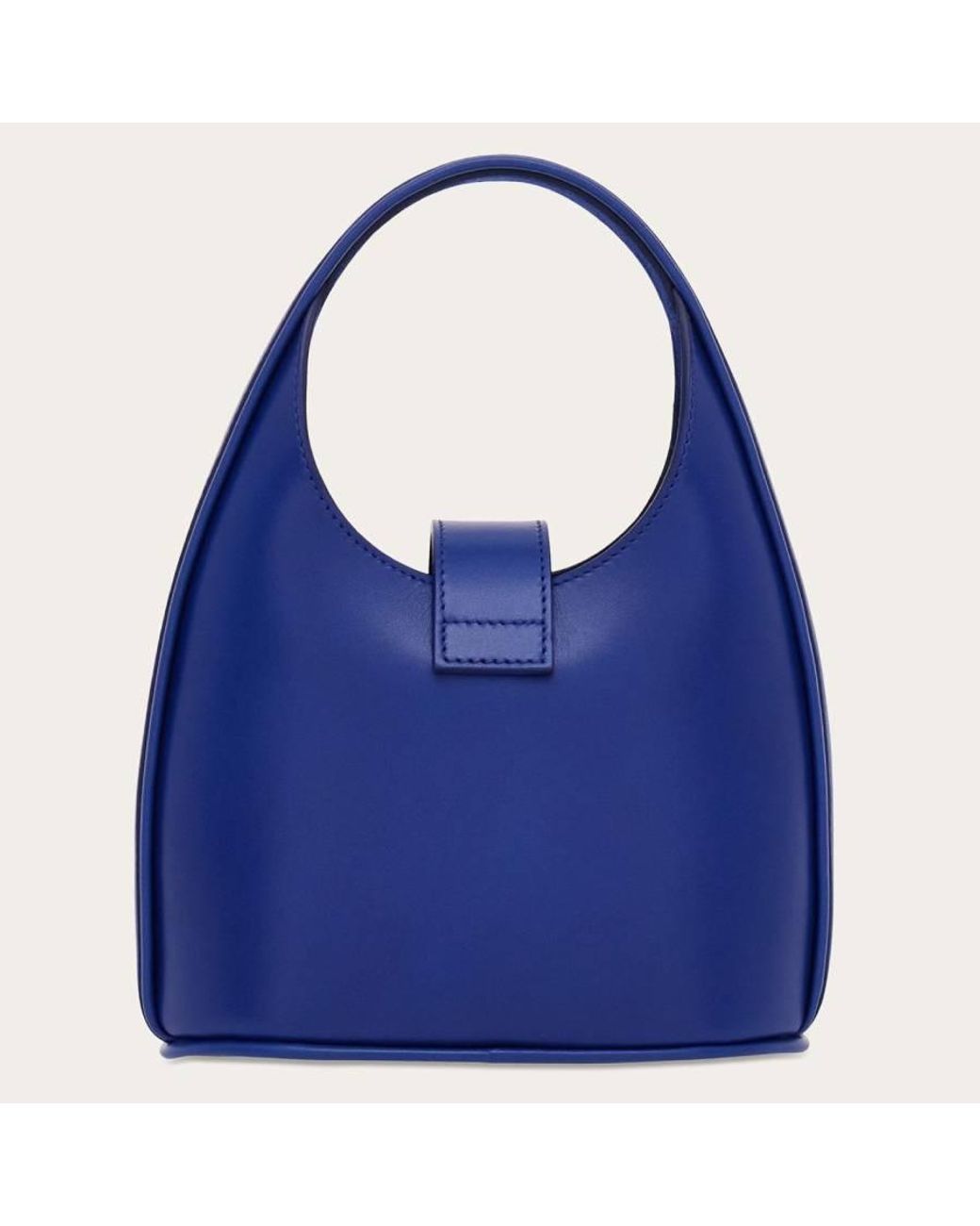Ferragamo Blue Hobo Mini Bag