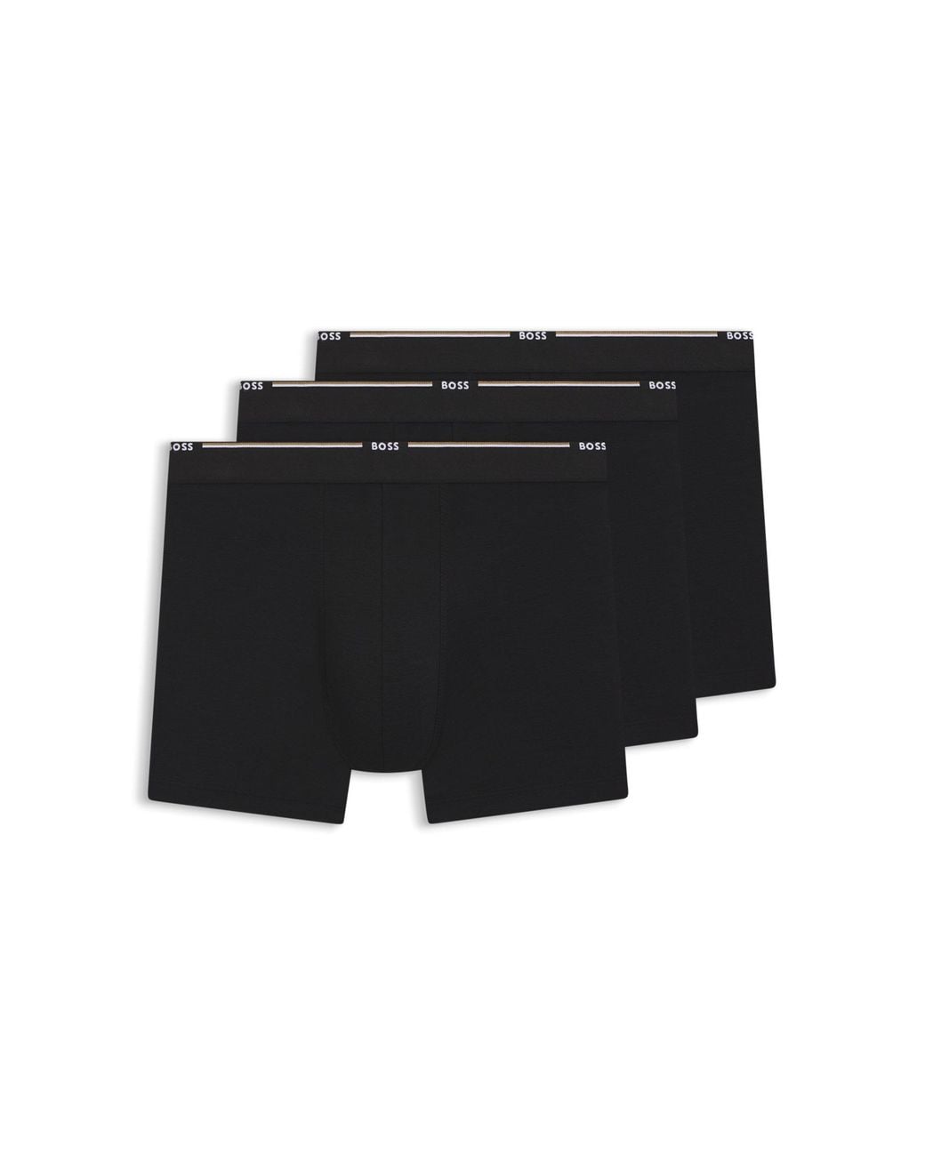 Boss Black Bamboo-Blend Boxer Briefs for men