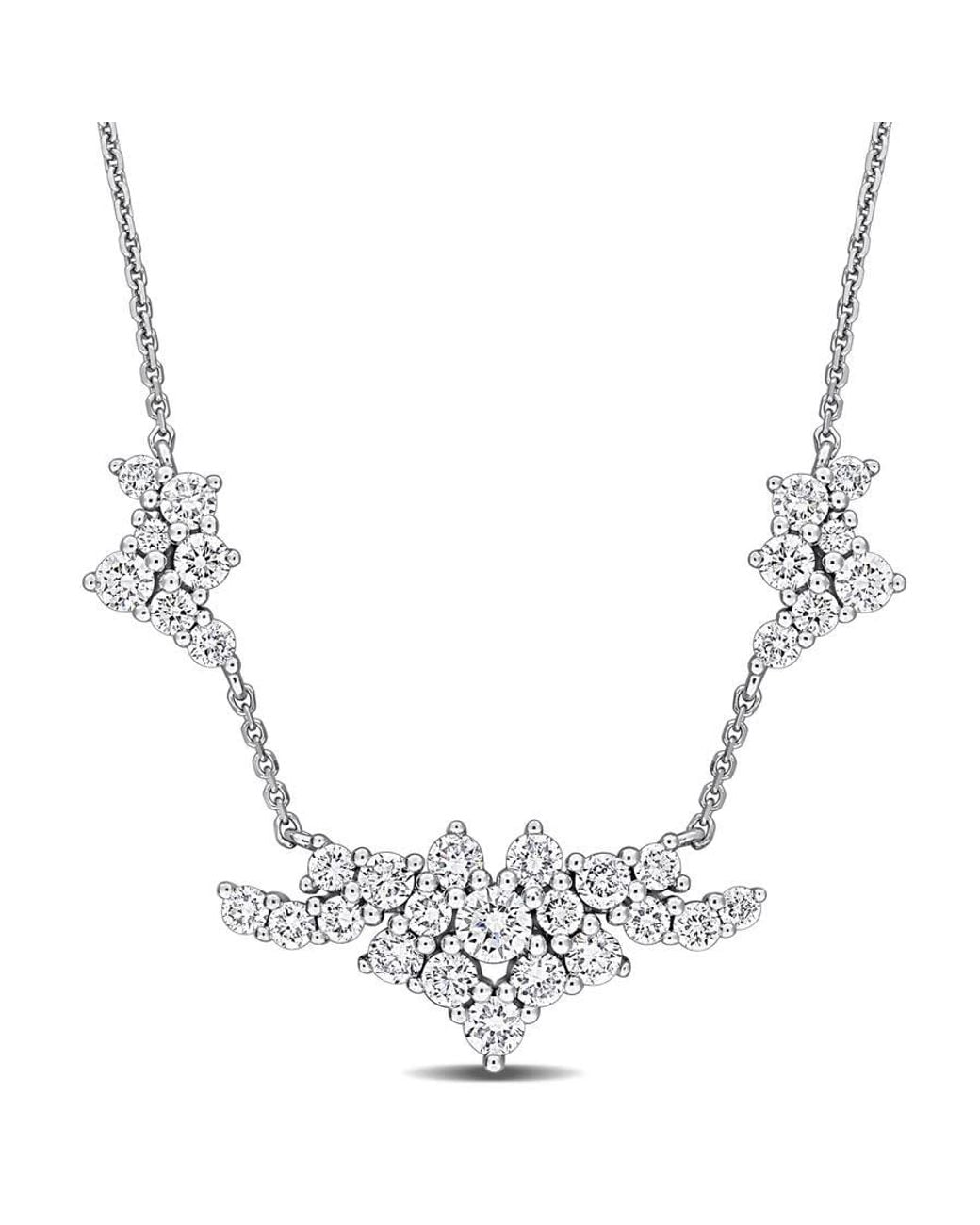 Created Forever Metallic 1 5/8Ct Tw Lab Grown Diamond Necklace for men