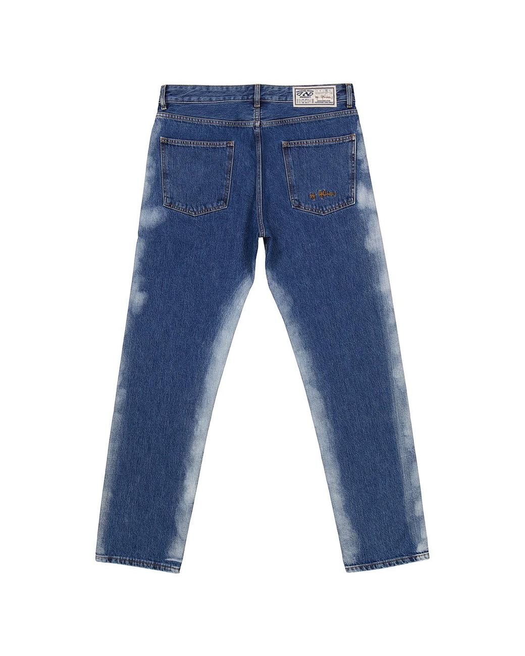Gcds Blue Gcdc Denim Straight Jeans for men