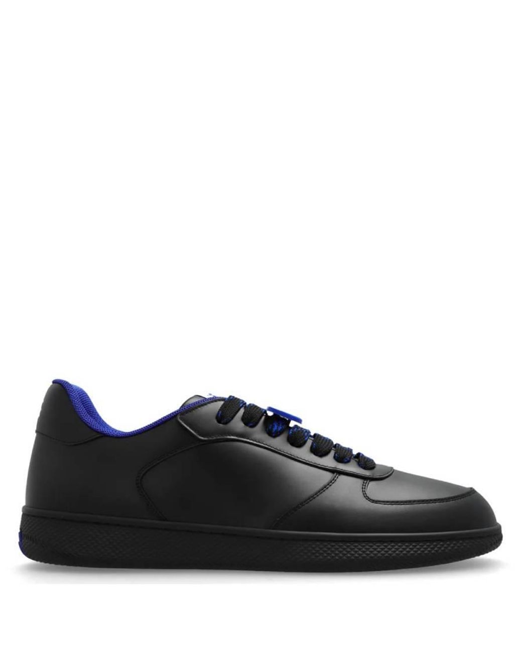 Burberry Black Terrace Leather Low-Top Sneakers, Brand Size 39 Us for men