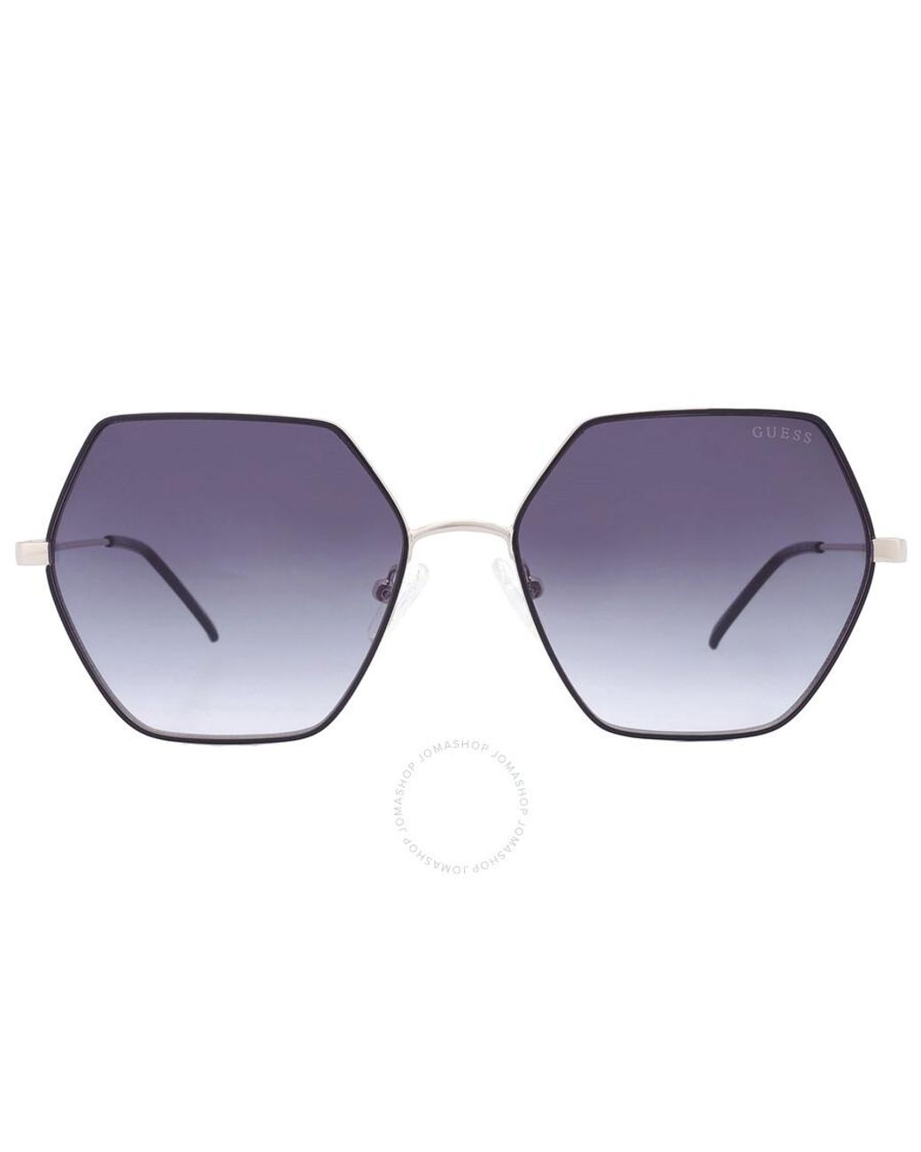 Guess Smoke Gradient Hexagonal Sunglasses Gf6125 32b 58 in Purple Lyst
