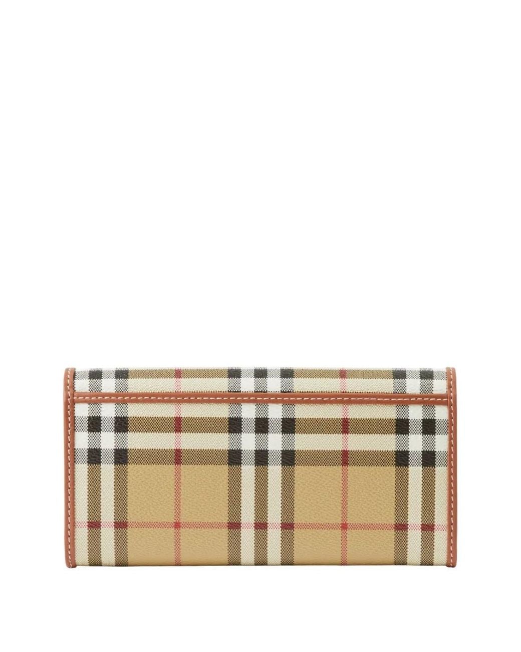 Burberry Natural Check Continental Wallet for men