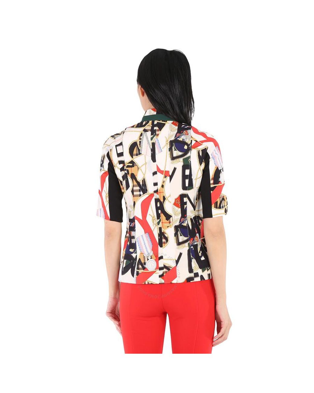 Burberry graffiti print scarf outlet