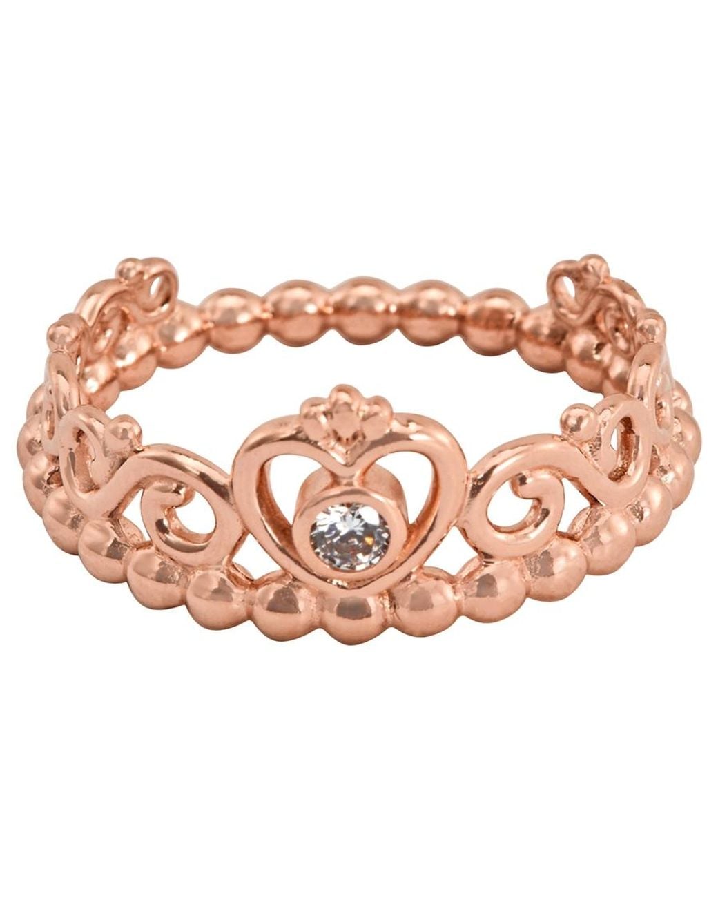 Pandora Pink Ladies Princess Tiara Crown Ring for men