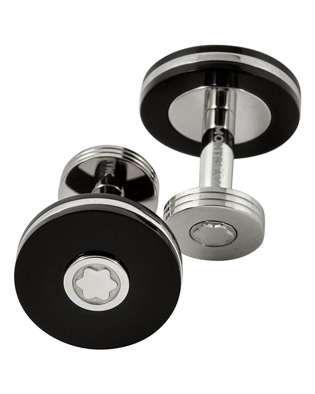 Montblanc Black Pix Round Cufflinks for men