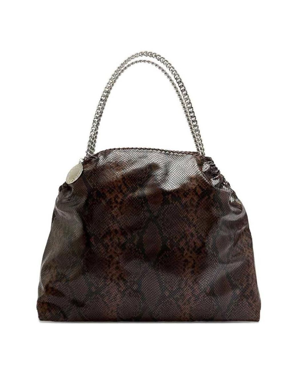 Stella McCartney Black Python-Effect Bag Falabella Bag for men