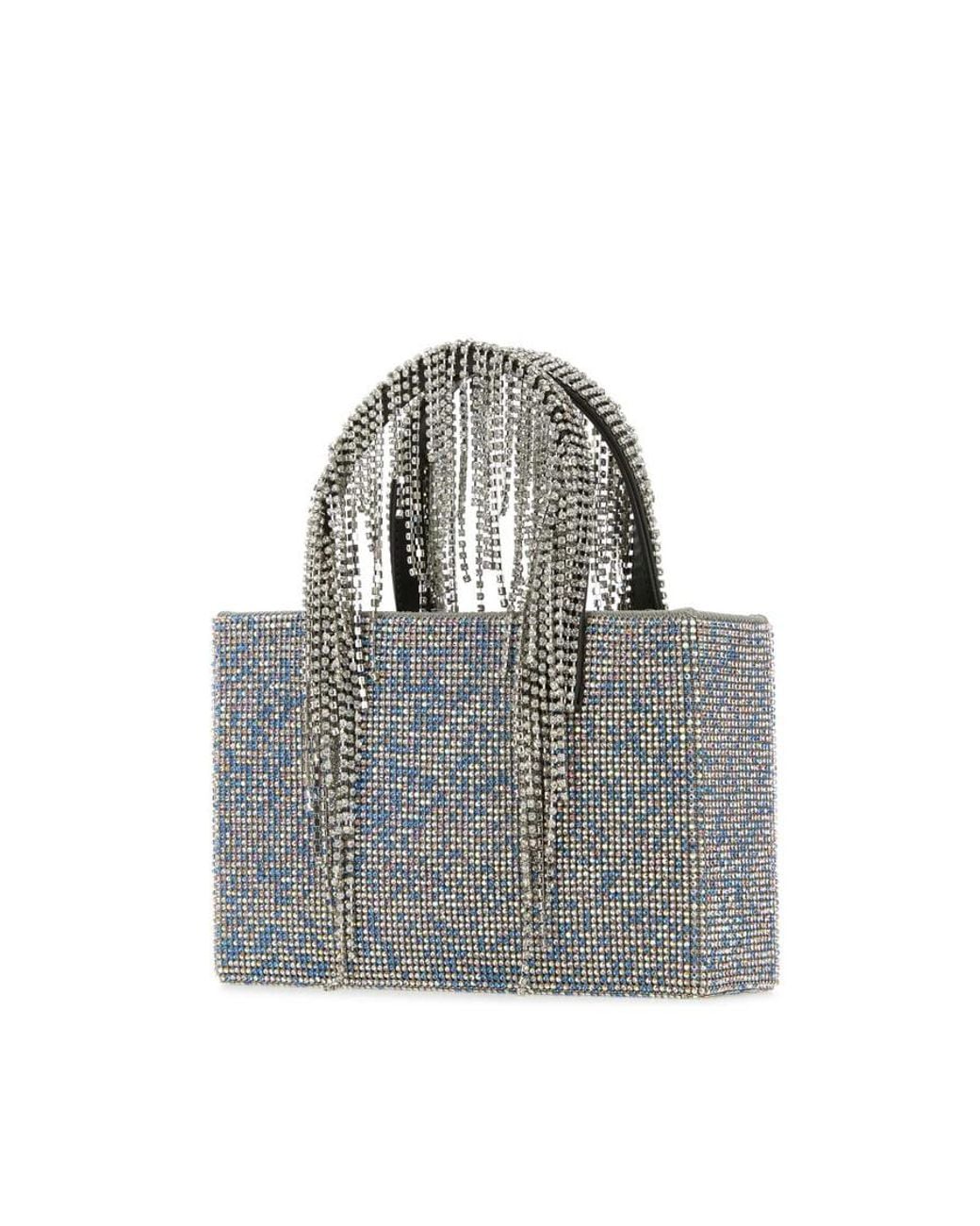 Kara Gray Light- Rhinestones Handbag