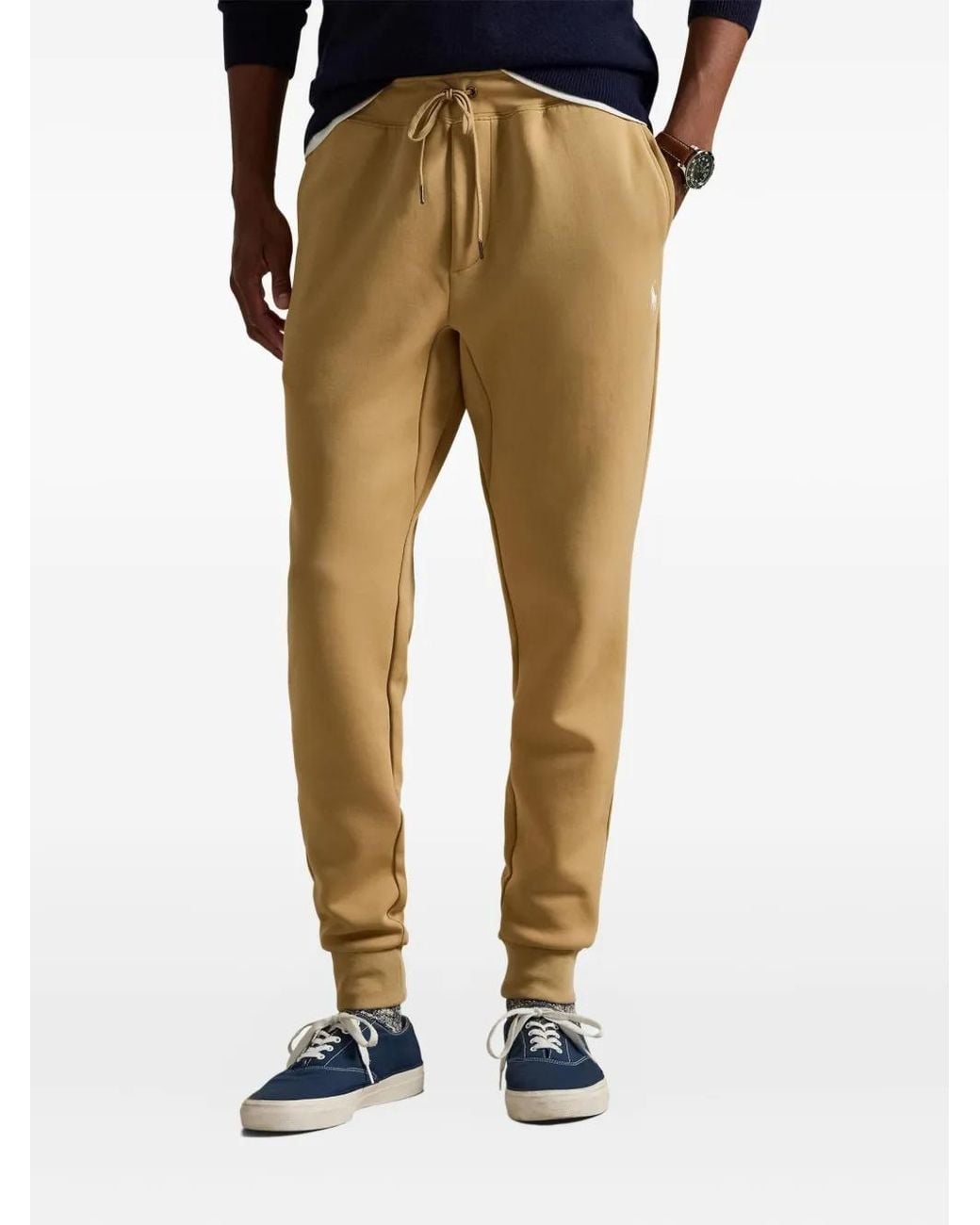 Polo Ralph Lauren Natural Double-Knit Pony Jogger Pants for men