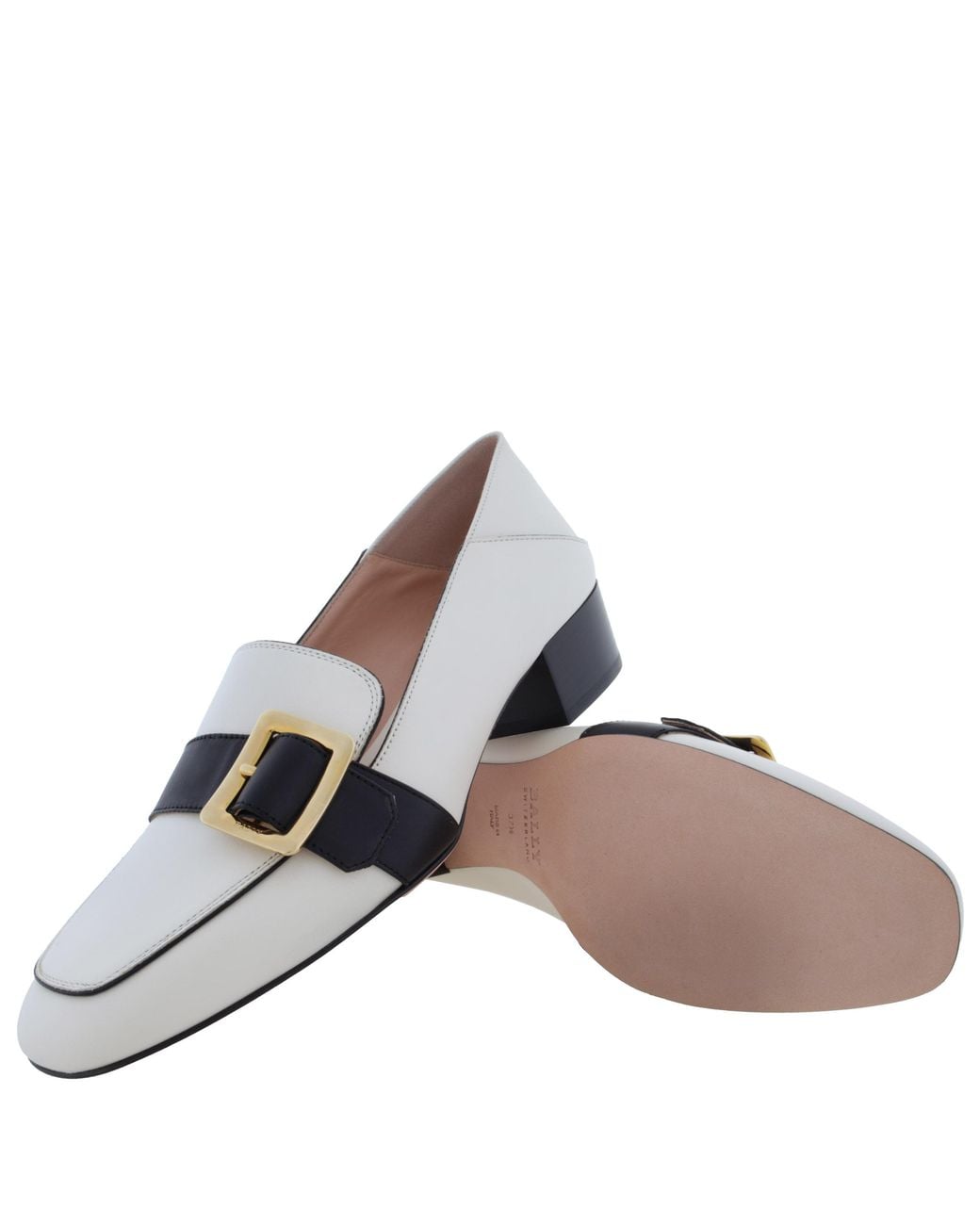 Bally Gray Janelle 30 Leather Pumps