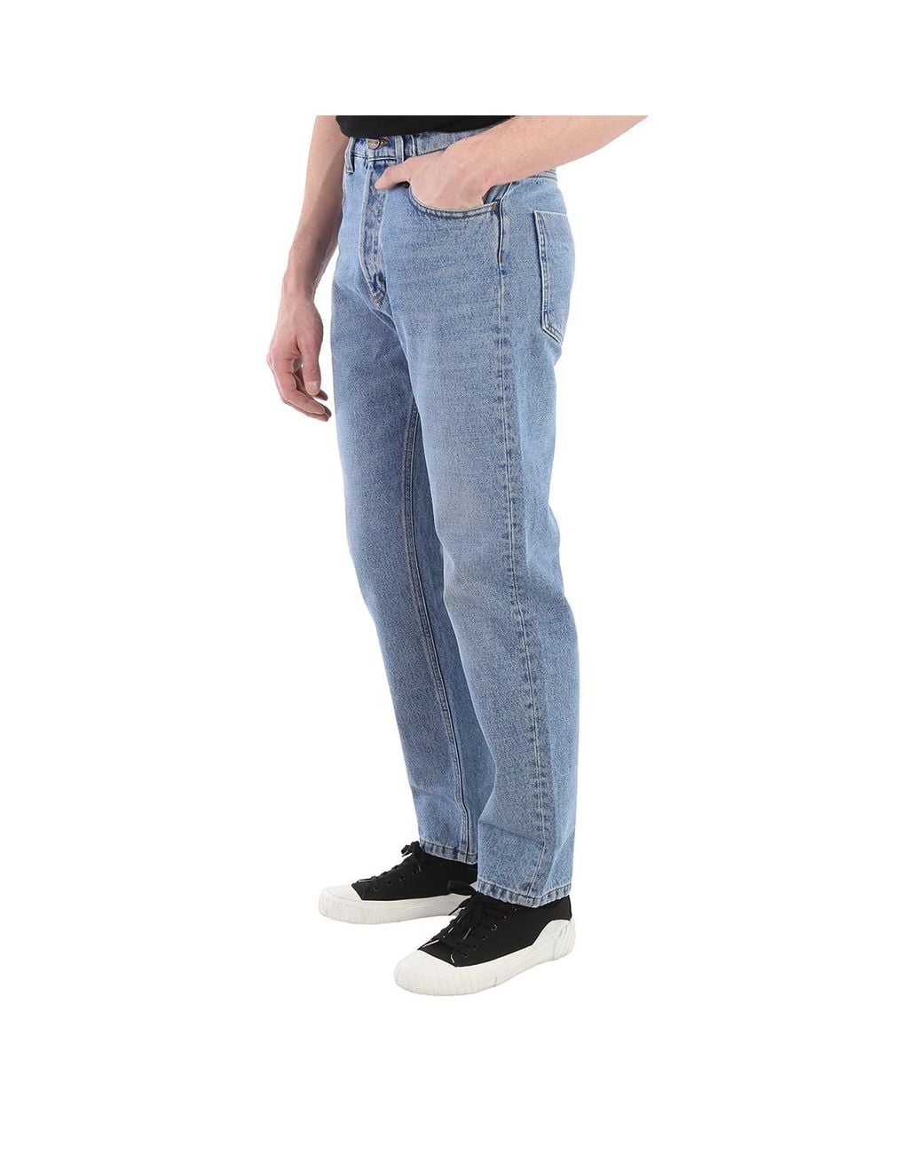 Roberto Cavalli Blue Midium Straight Leg Jeans, Waist for men
